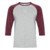ATC0822 - EUROSPUN RING SPUN BASEBALL TEE Thumbnail